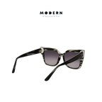 RUSSET Oversized Square Acetate Sunglasses — 5