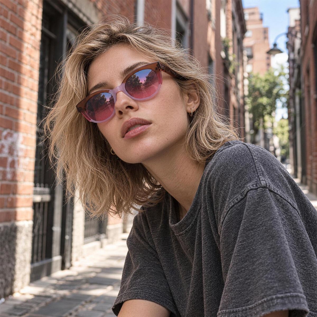 PRISM Round Acetate Sunglasses