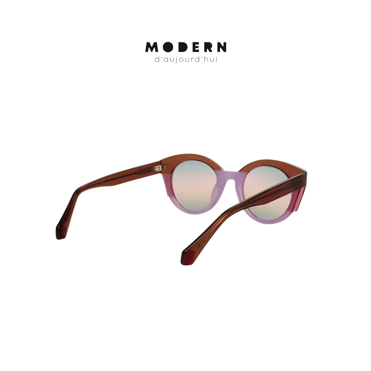 PRISM Round Acetate Sunglasses — 3