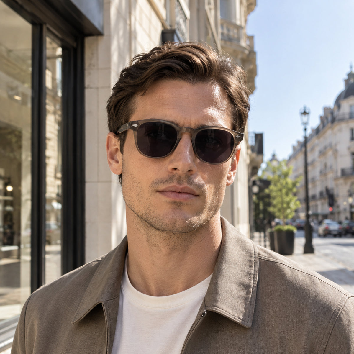 PIER Panto Acetate Sunglasses
