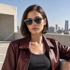 HAVEN Rectangular Acetate Sunglasses — 3