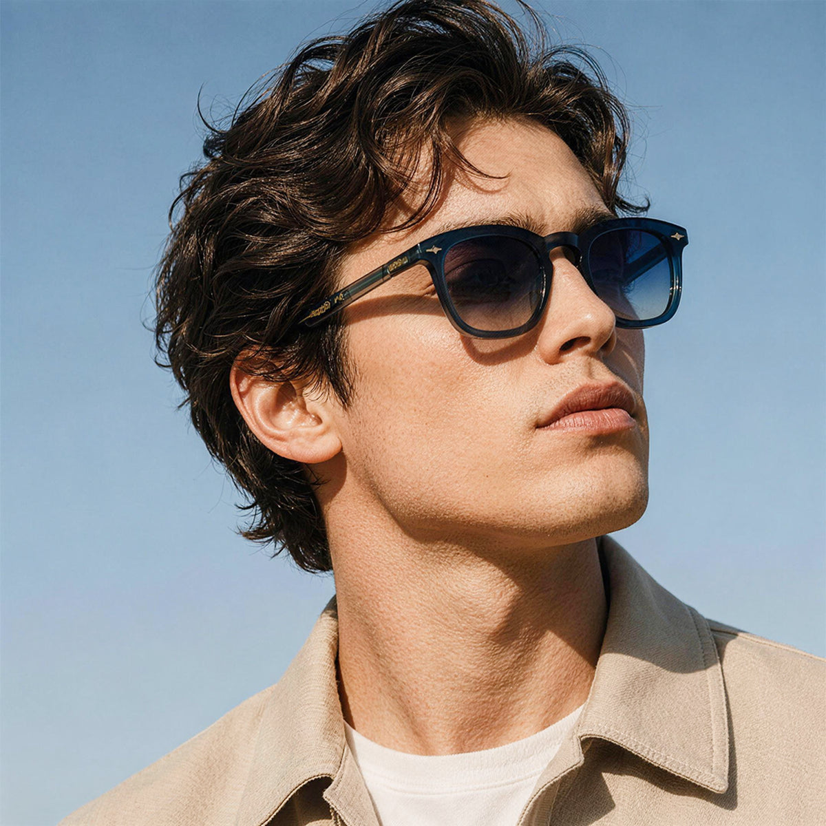 OBELISK Thick Acetate Sunglasses — 3