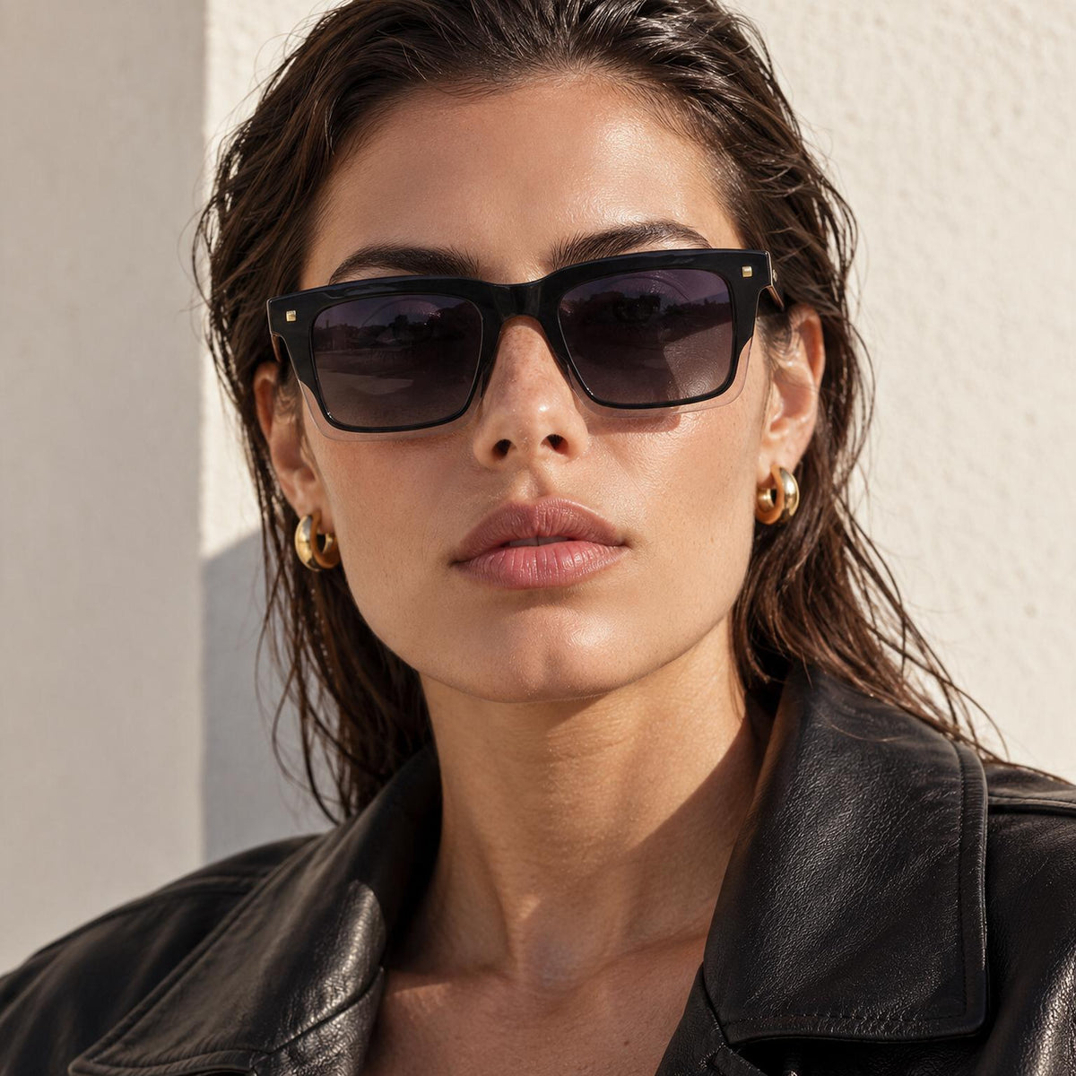 SLOATE Square Acetate Sunglasses — 3