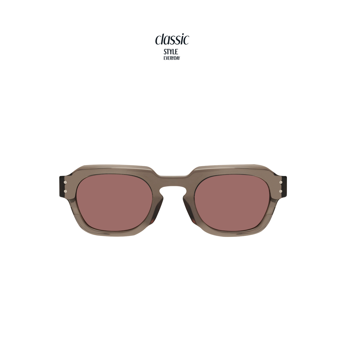 RIDGE Geometric Acetate Sunglasses — 1