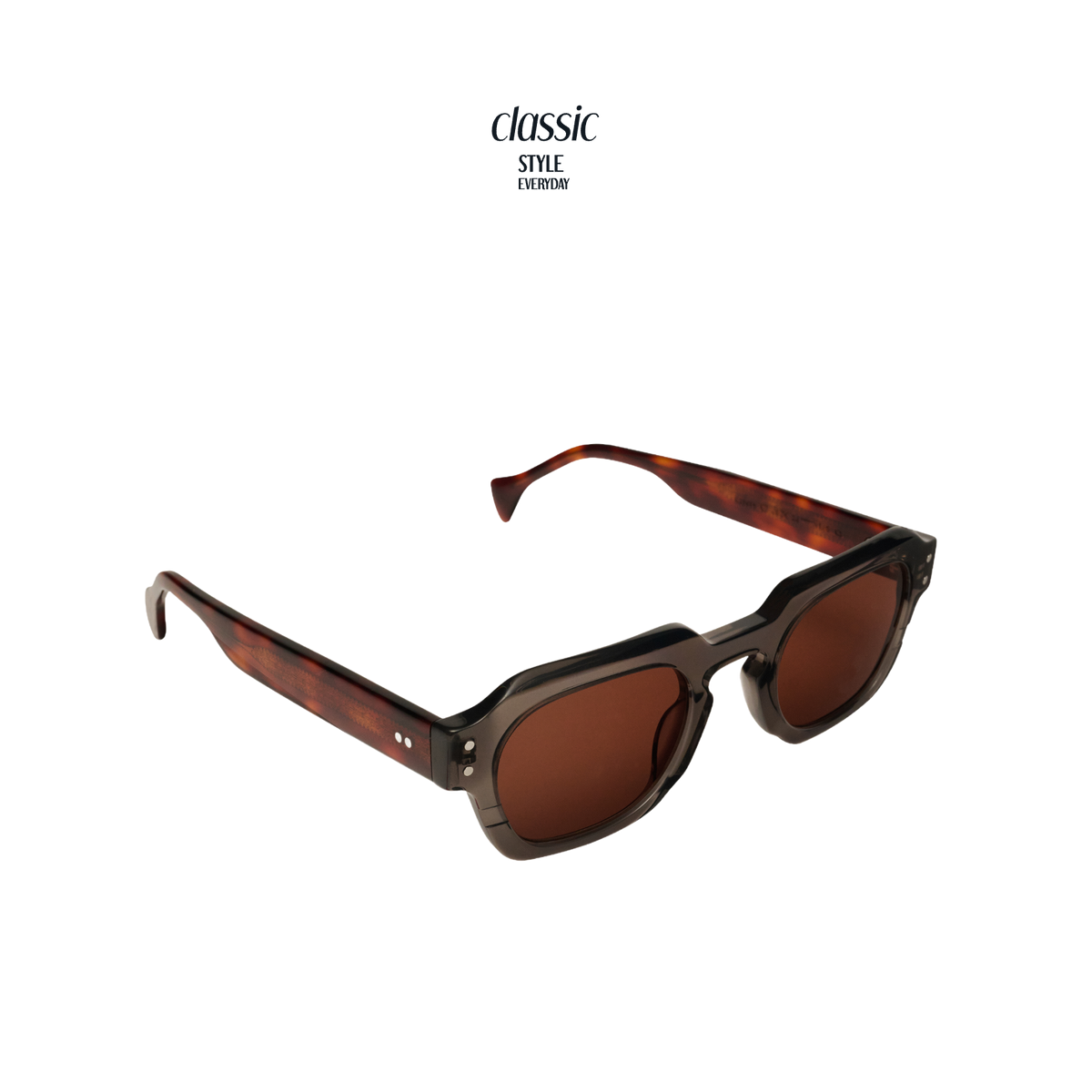 RIDGE Geometric Acetate Sunglasses — 3