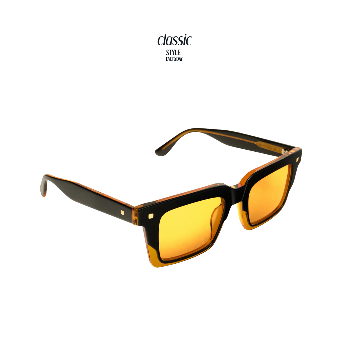FLINT Square Acetate Sunglasses — 4